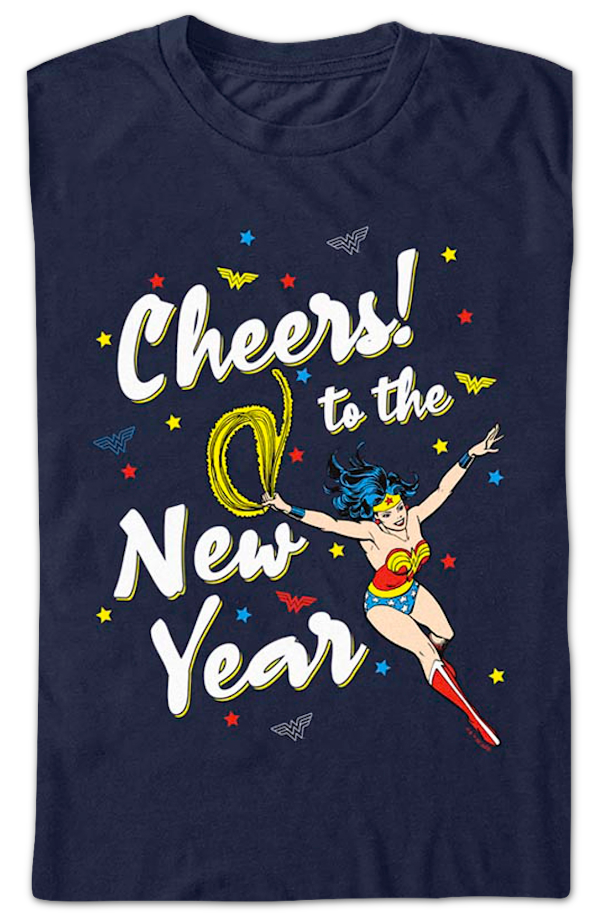 Cheers to the New Year Wonder Woman DC Comics T-Shirt product image 2
