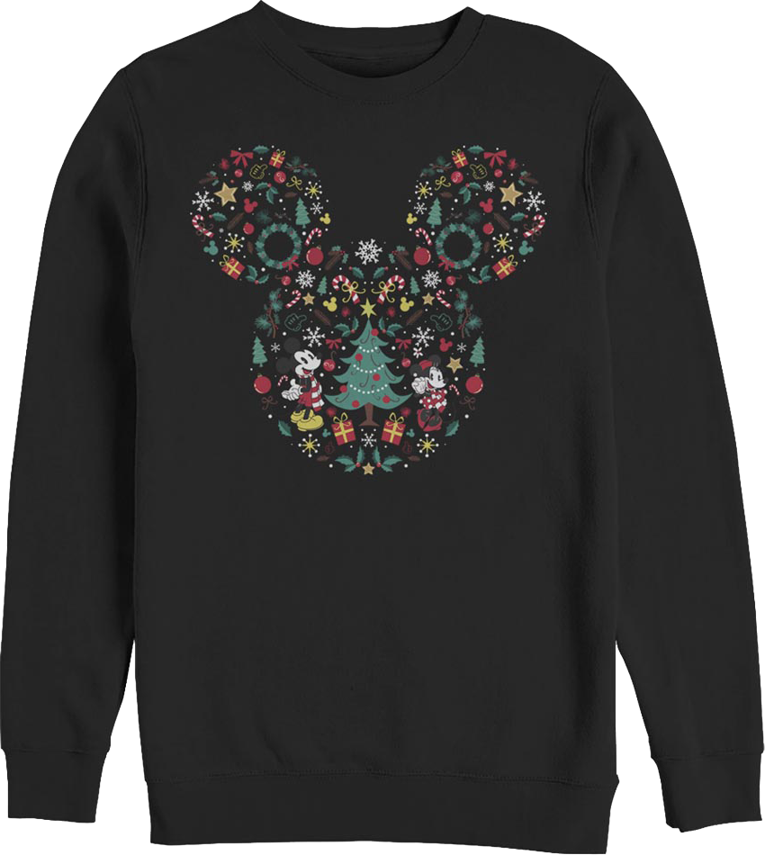 Christmas Design Mickey Mouse Sweatshirt product image 1