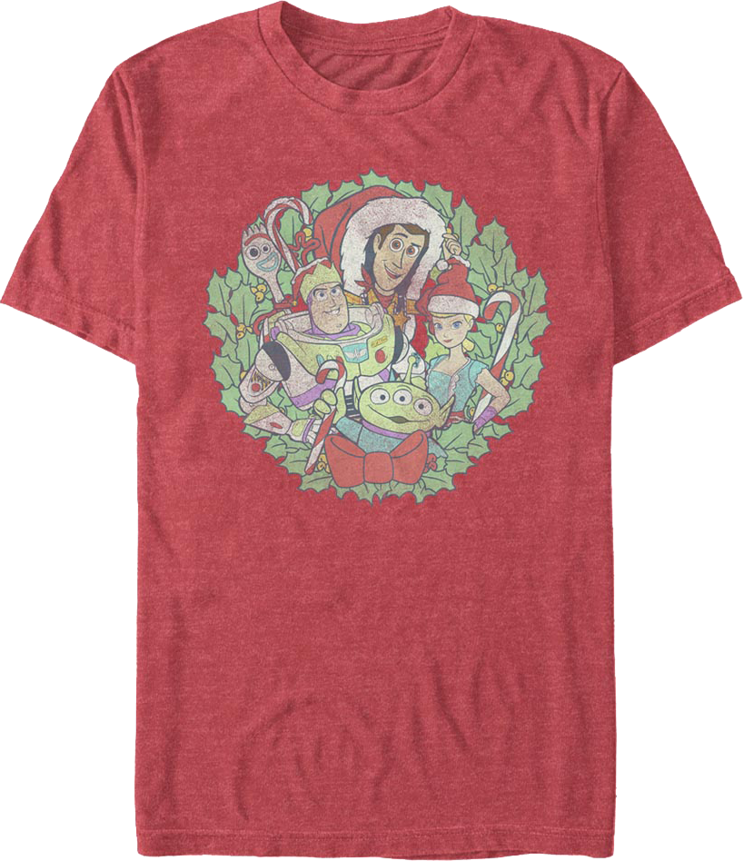 Christmas Wreath Toy Story T-Shirt product image 1