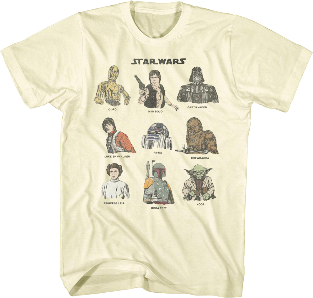 Classic Characters Star Wars T-Shirt product image 1