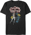 Cloak And Dagger Action Poses Marvel Comics T-Shirt product image 1