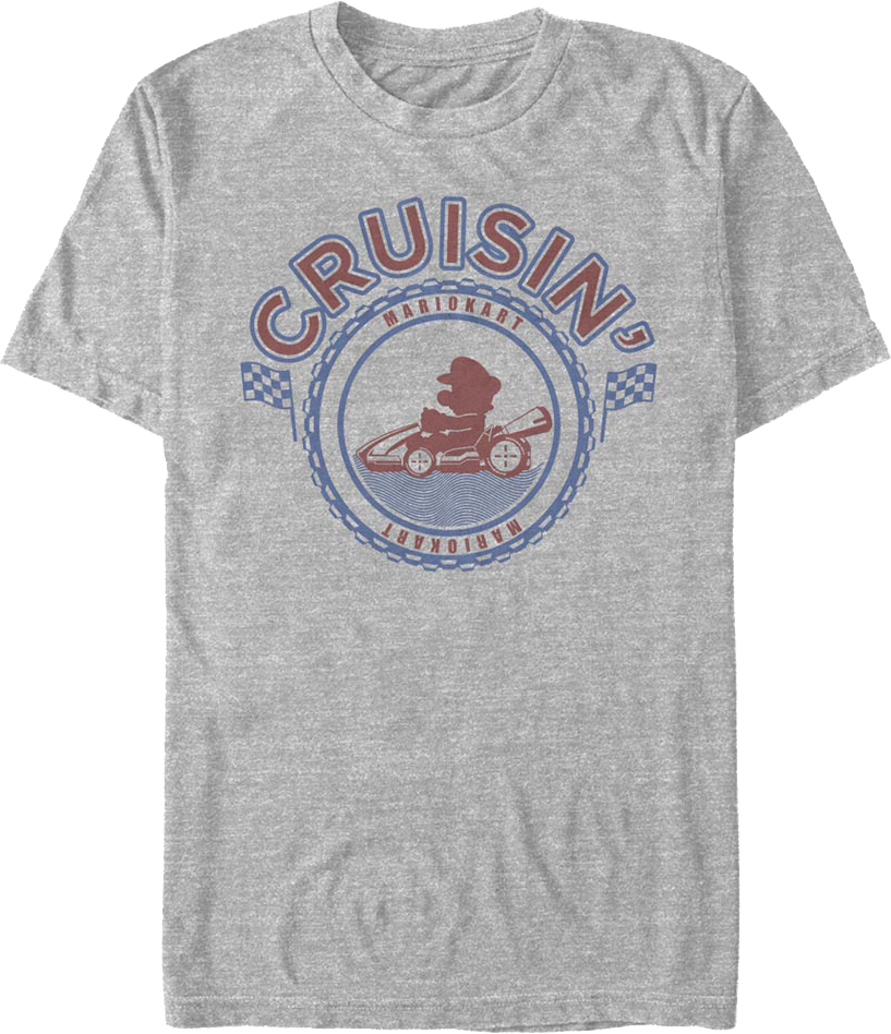 Cruisin' Silhouette Mario Kart T-Shirt product image 1
