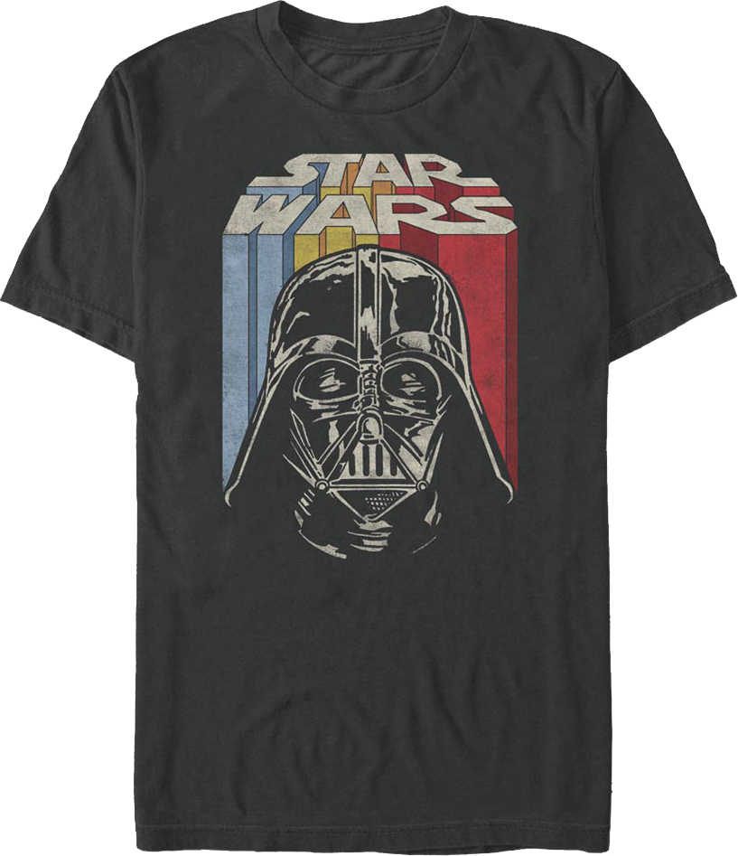 Darth Vader Retro Helmet Star Wars T-Shirt product image 1