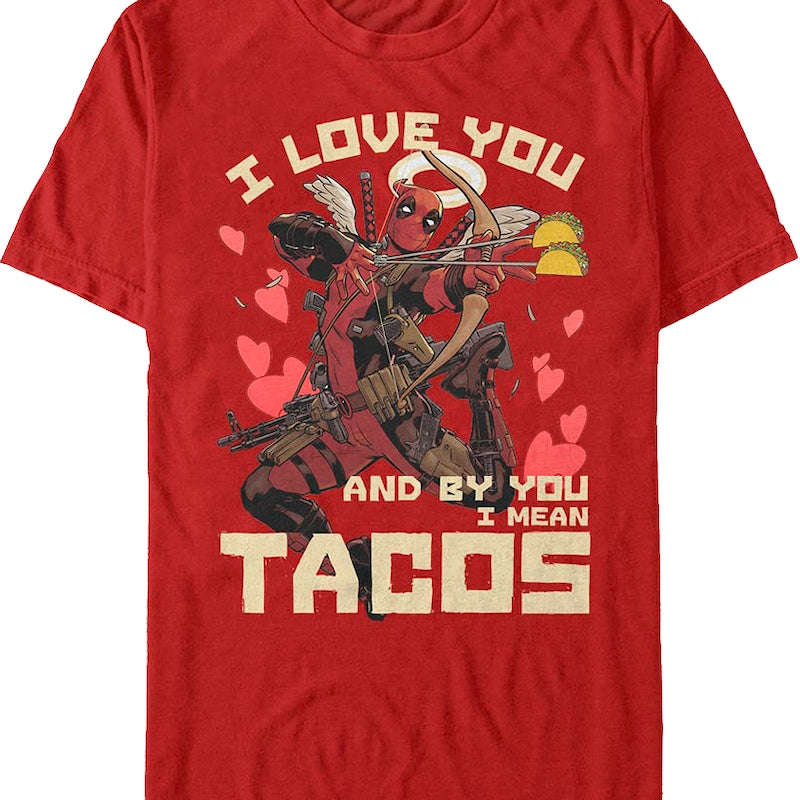 Deadpool I Love You Marvel Comics T-Shirt product image 1