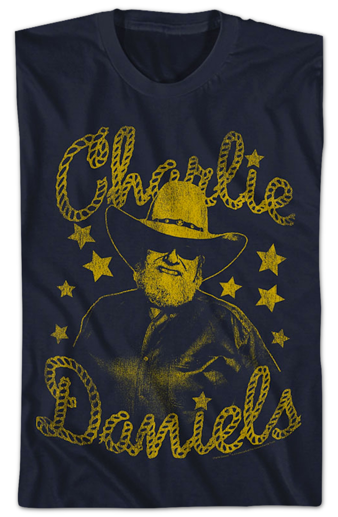Distressed Stars Charlie Daniels T-Shirt product image 2