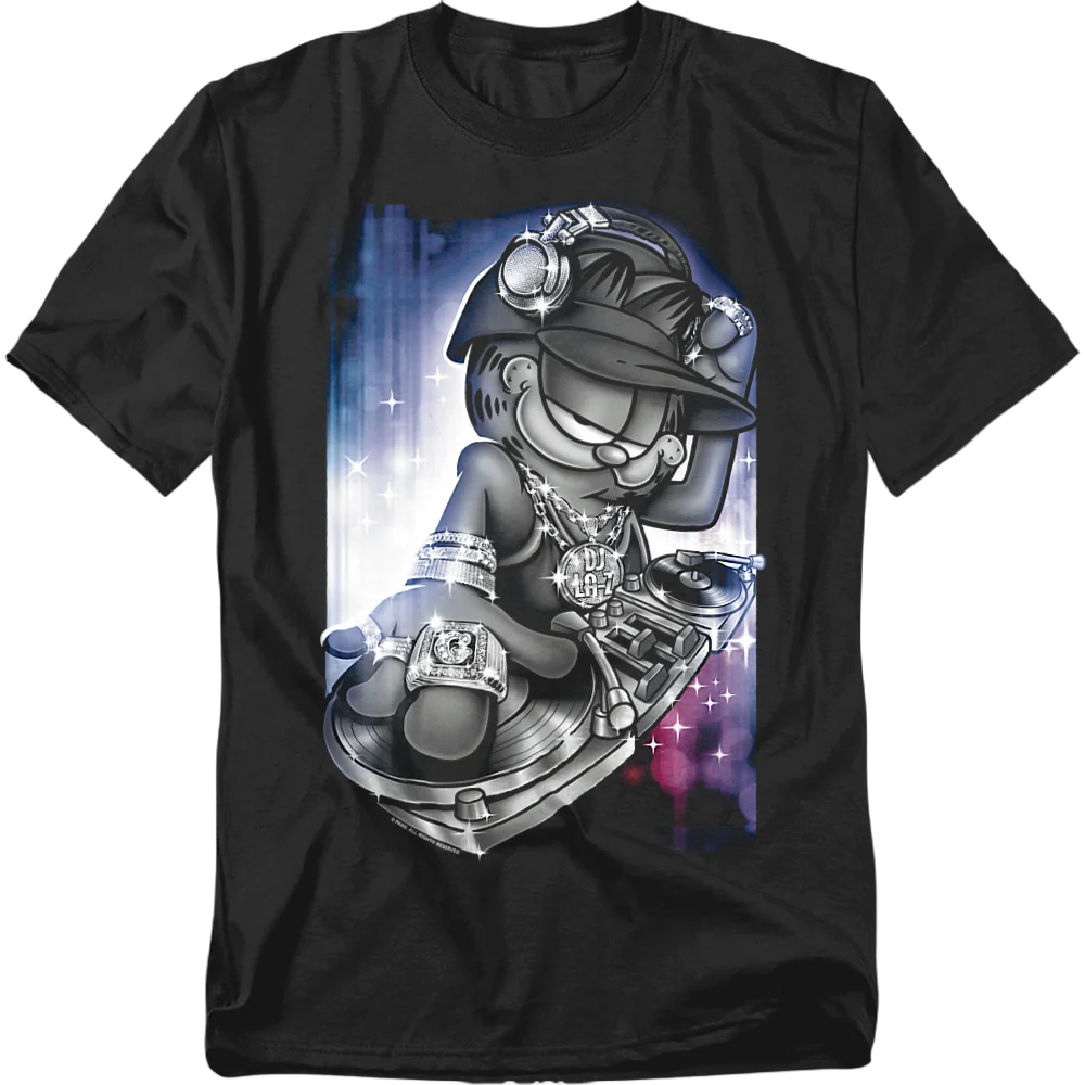 DJ Turntable Garfield T-Shirt product image 1