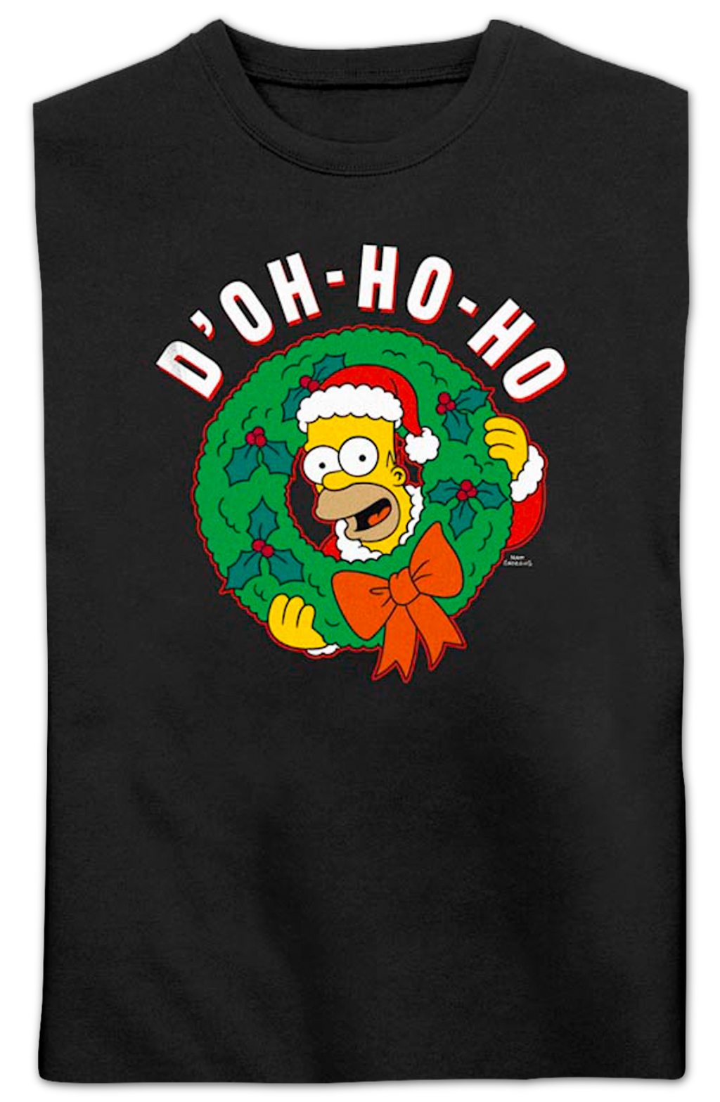 Black D'oh-Ho-Ho Simpsons Sweatshirt product image 2