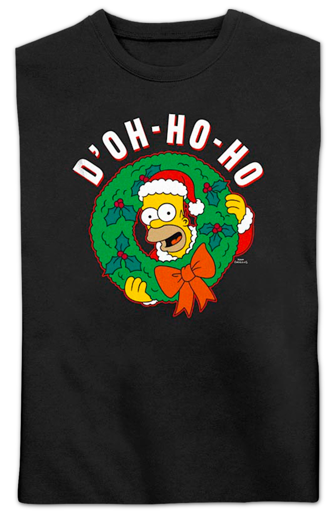 Black D'oh-Ho-Ho Simpsons Sweatshirt product image 2