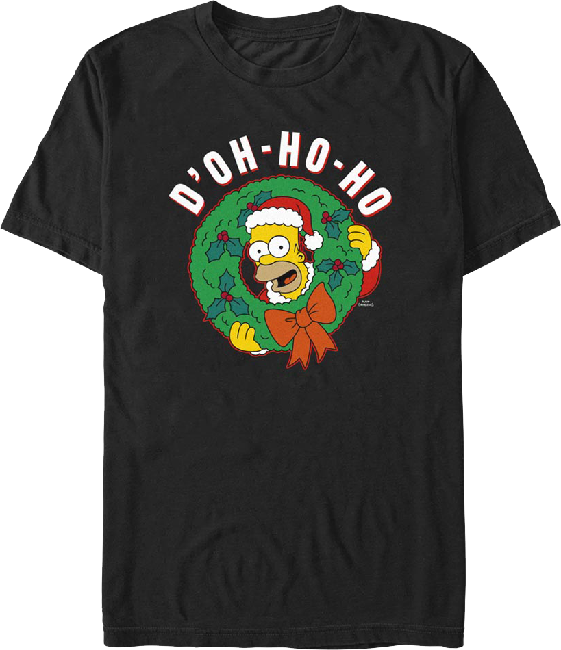 D'oh-Ho-Ho Simpsons T-Shirt product image 1