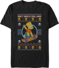Don't Have A Cow Faux Ugly Christmas Sweater Simpsons product image 1