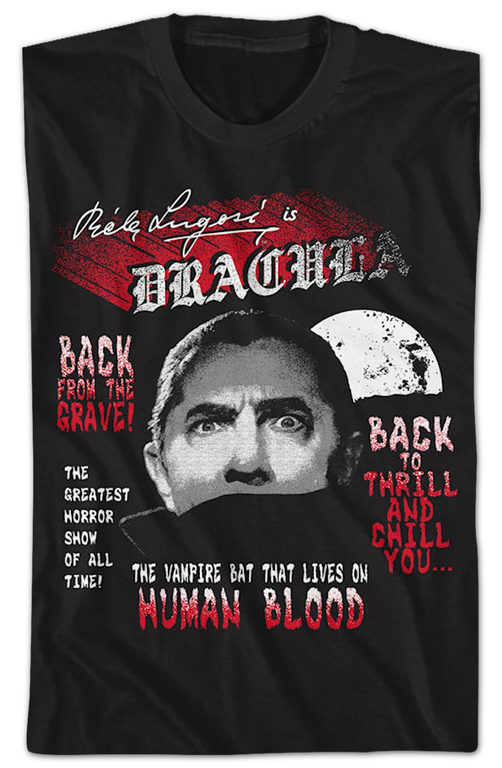 Dracula Back From The Grave Bela Lugosi T-Shirt product image 2
