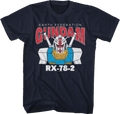 Blue Earth Federation Gundam T-Shirt product image 1