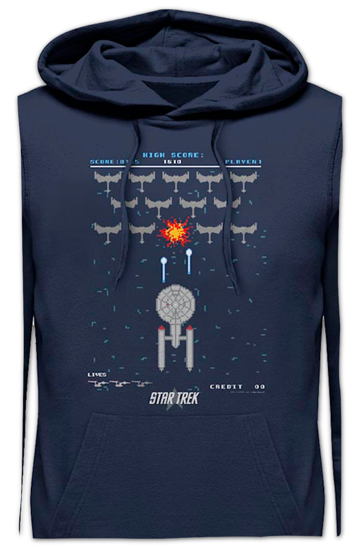 Enterprise Invaders Star Trek Hoodie product image 2