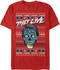 Faux Ugly Christmas Sweater They Live T-Shirt product image 1