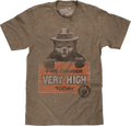 Fire Danger Very High Today Smokey Bear T-Shirt product image 1
