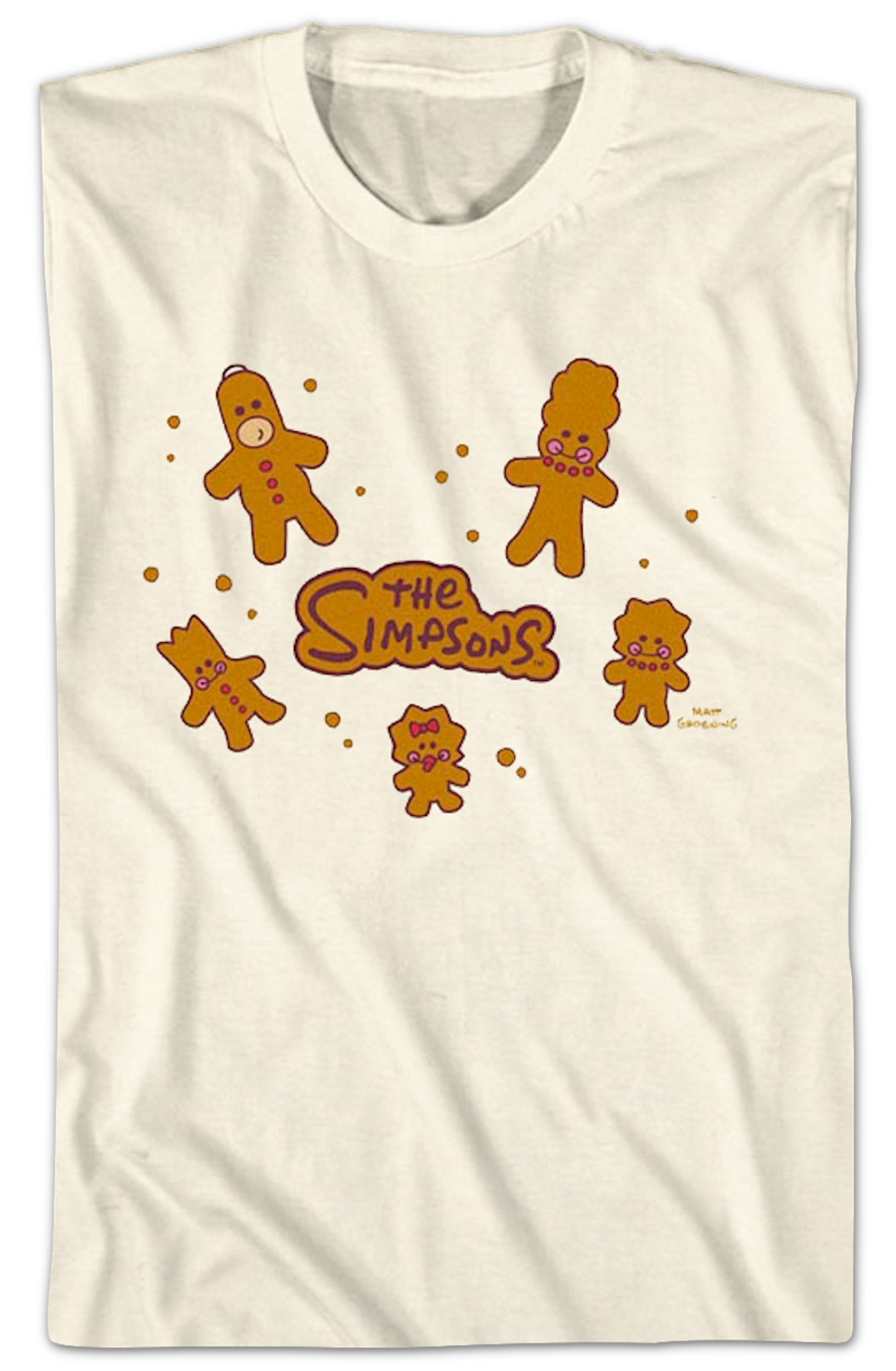 Gingerbread Cookies Simpsons T-Shirt product image 2