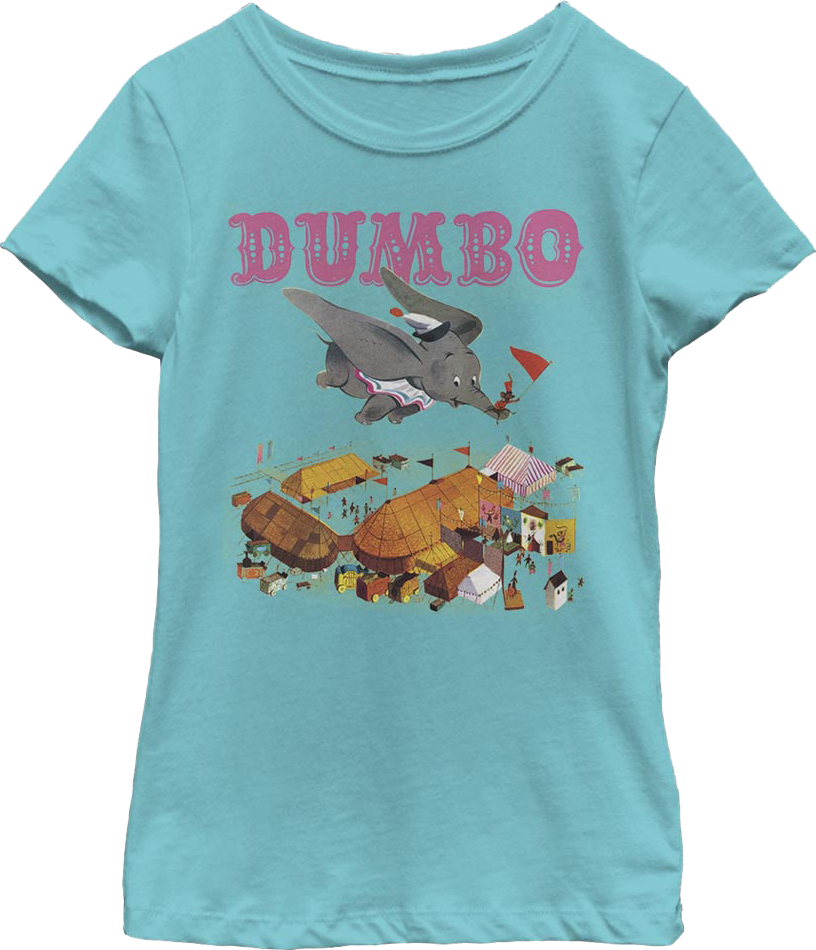 Girls Youth Dumbo Poster Disney Shirt