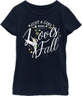 Girls Youth Tinker Bell Just A Girl Who Loves Fall Disney product image 1