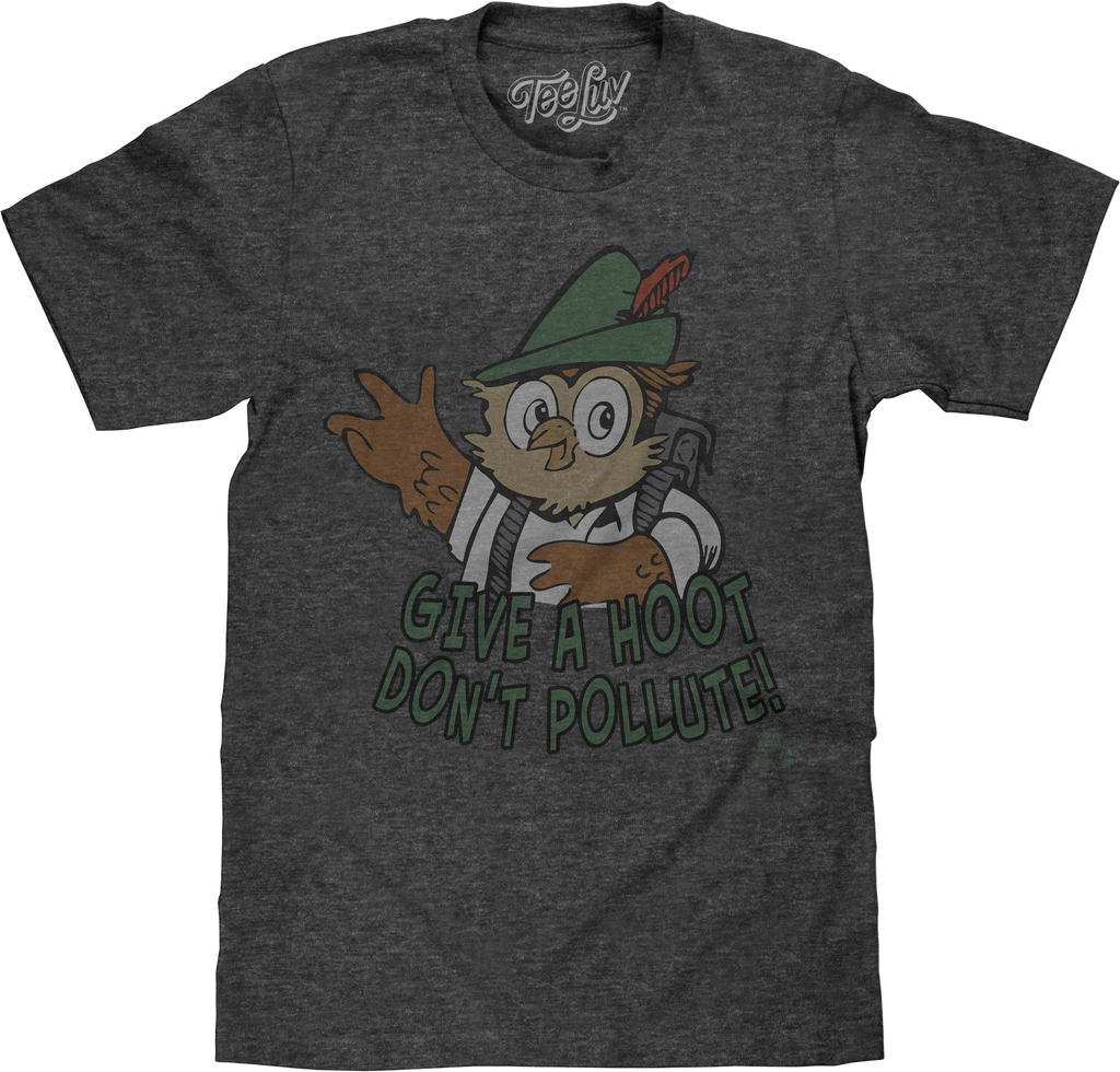 Give A Hoot Don't Pollute Woodsy Owl T-Shirt product image 1
