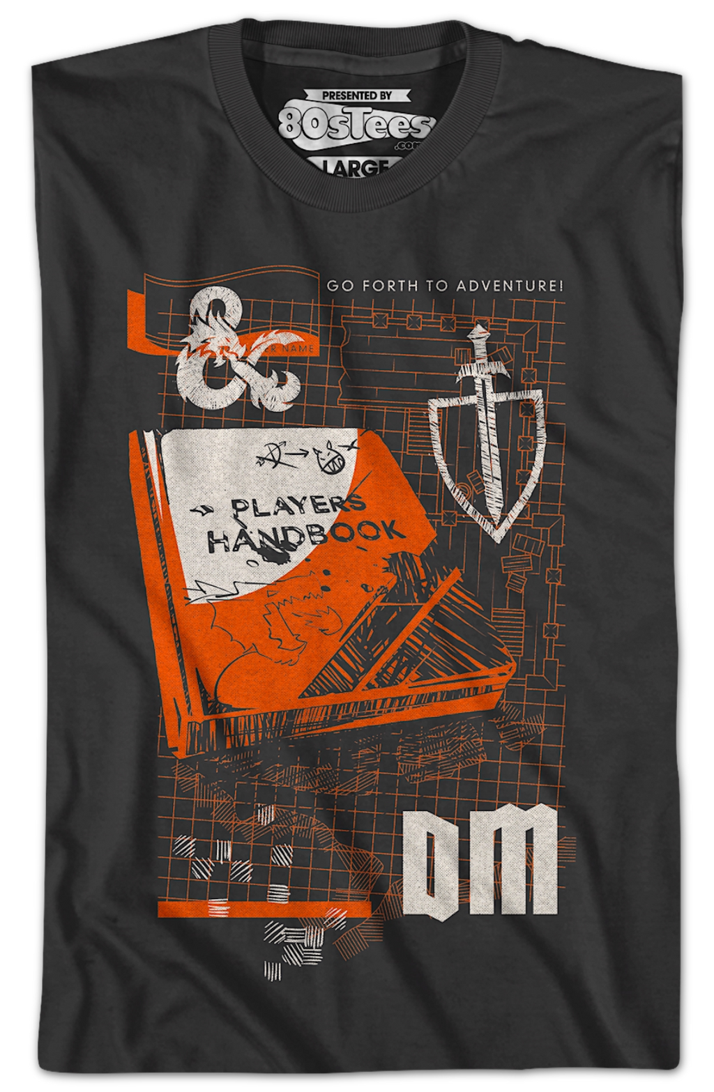 Go Forth To Adventure Dungeons & Dragons T-Shirt product image 2