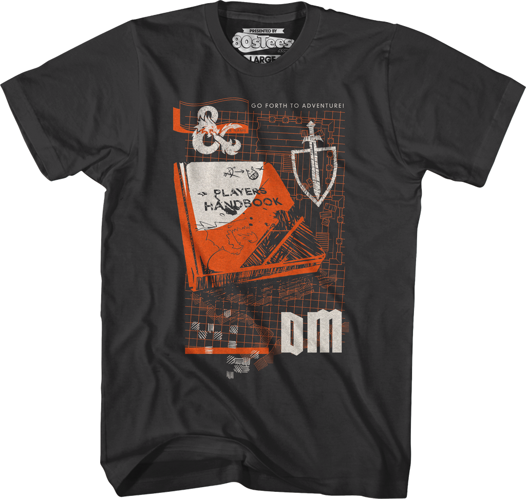 Go Forth To Adventure Dungeons & Dragons T-Shirt product image 1