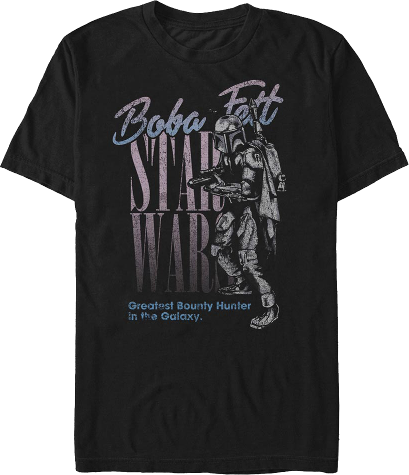Greatest Bounty Hunter Boba Fett Star Wars T-Shirt product image 1