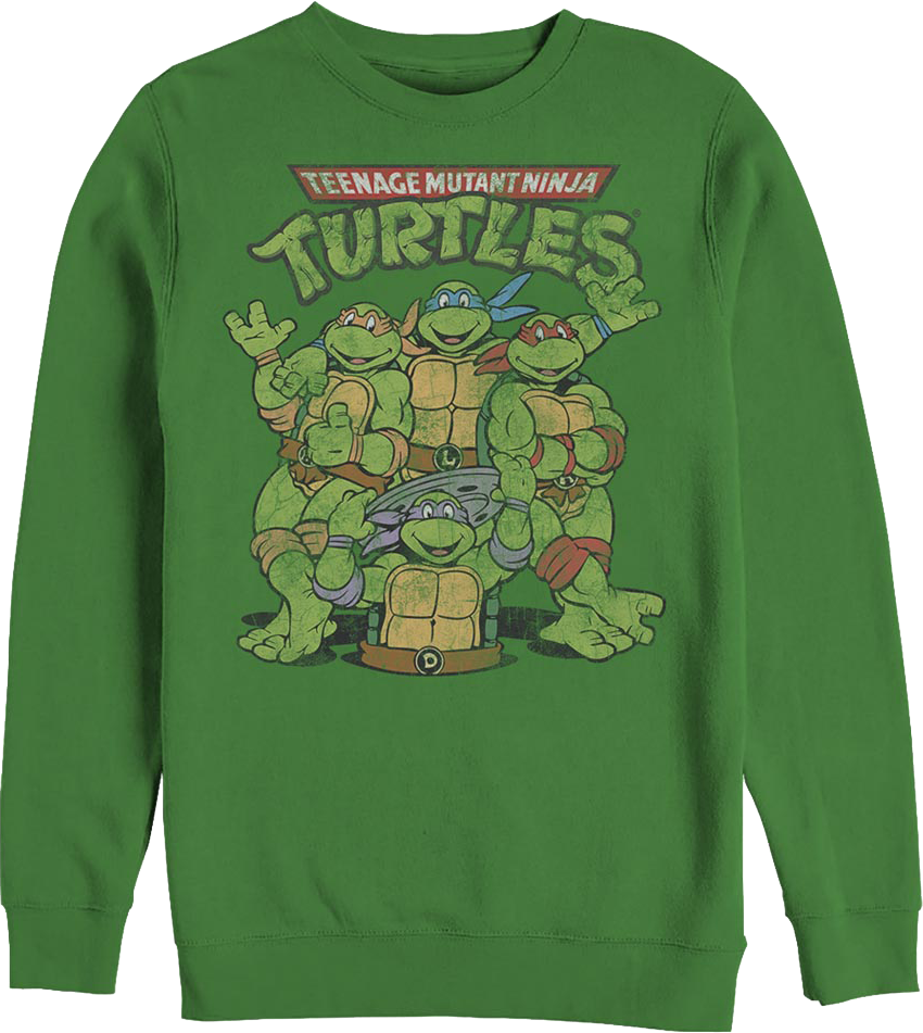 Green Teenage Mutant Ninja Turtles Sweatshirt product image 1