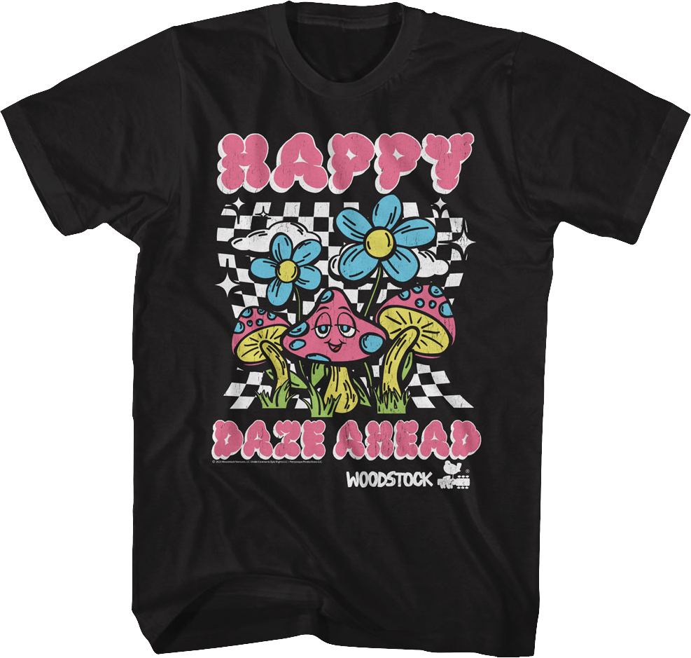Happy Daze Ahead Woodstock T-Shirt product image 1