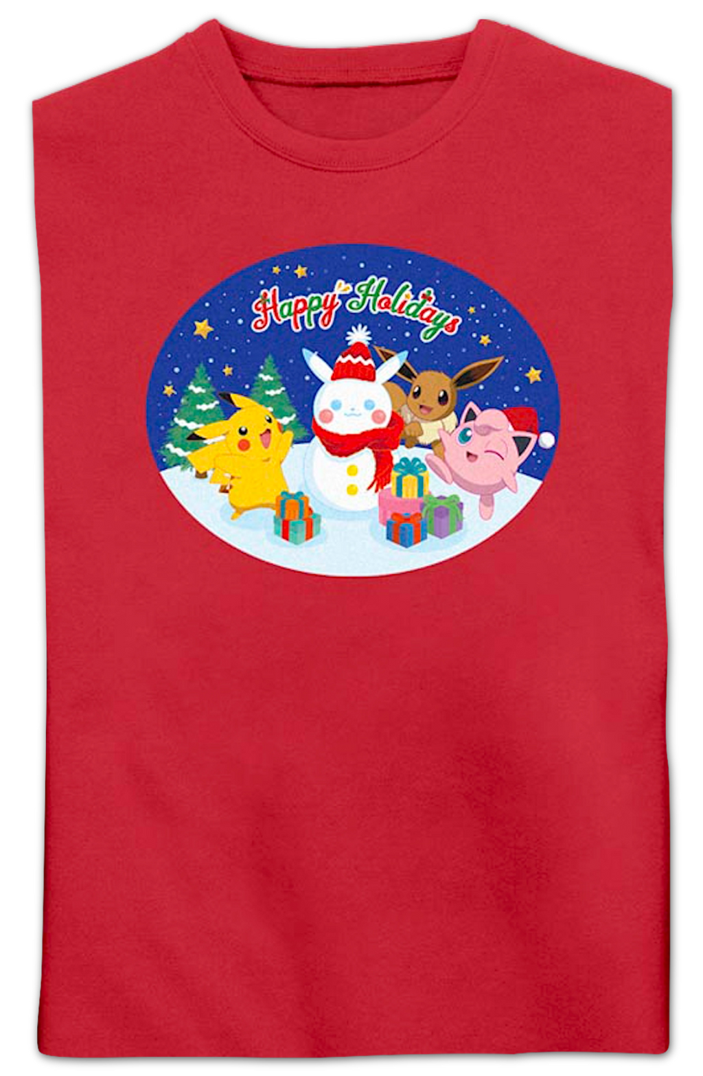 Happy Holidays Photo Pokemon Sweatshirt product image 2