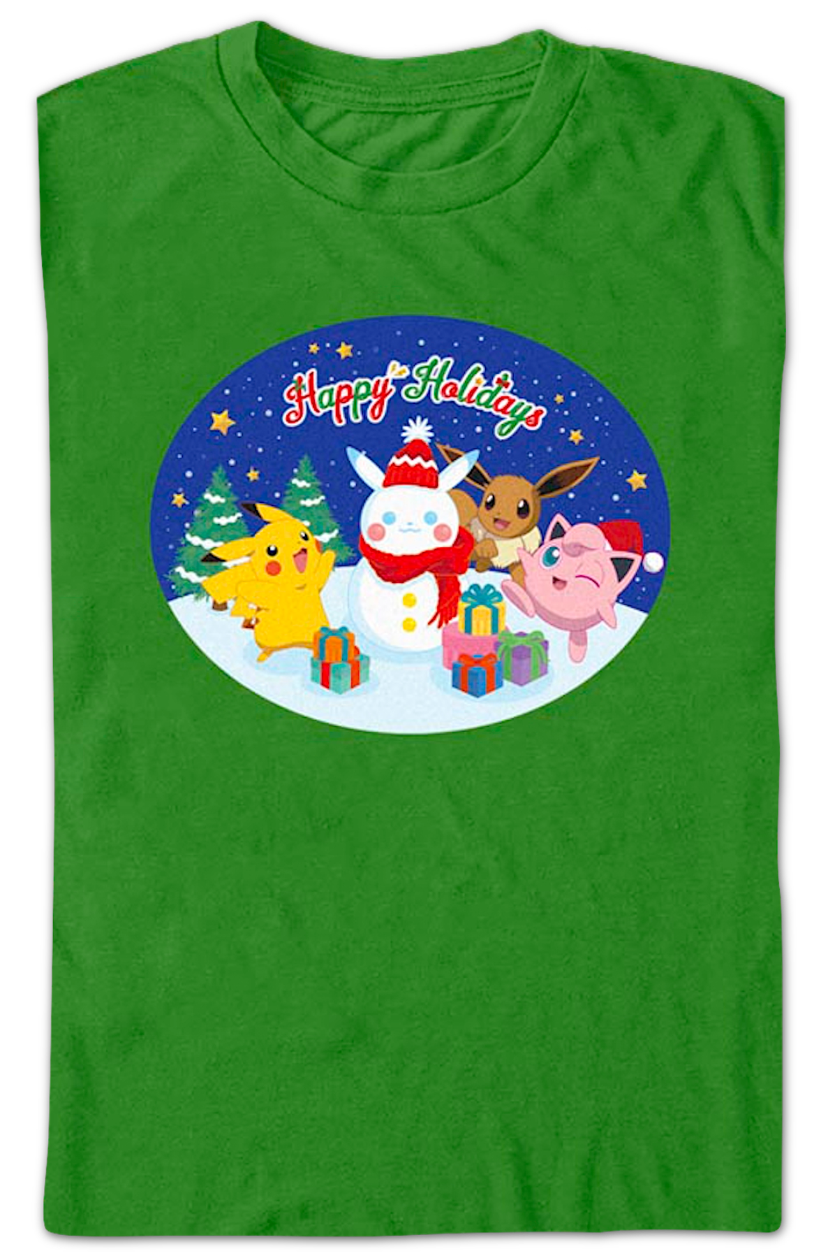 Happy Holidays Photo Pokemon T-Shirt product image 2