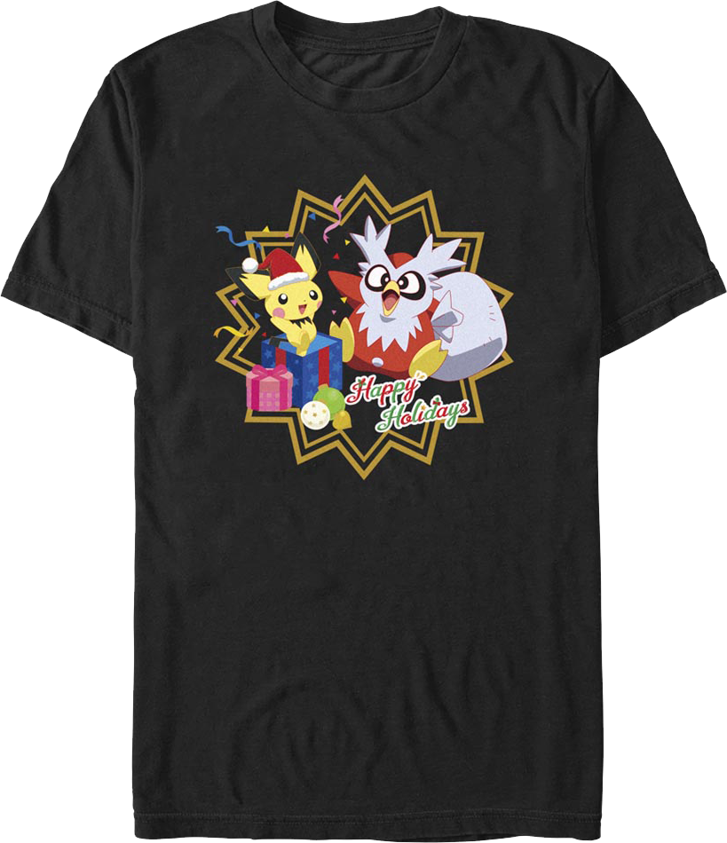 Happy Holidays Pokemon T-Shirt product image 1