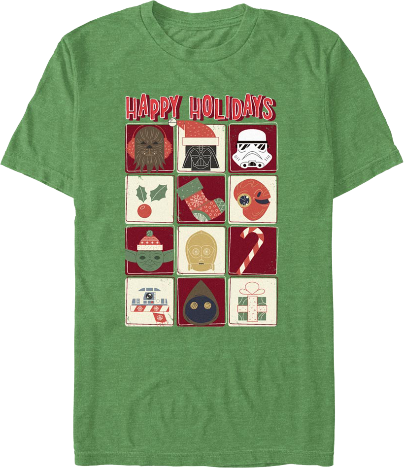 Happy Holidays Star Wars T-Shirt product image 1