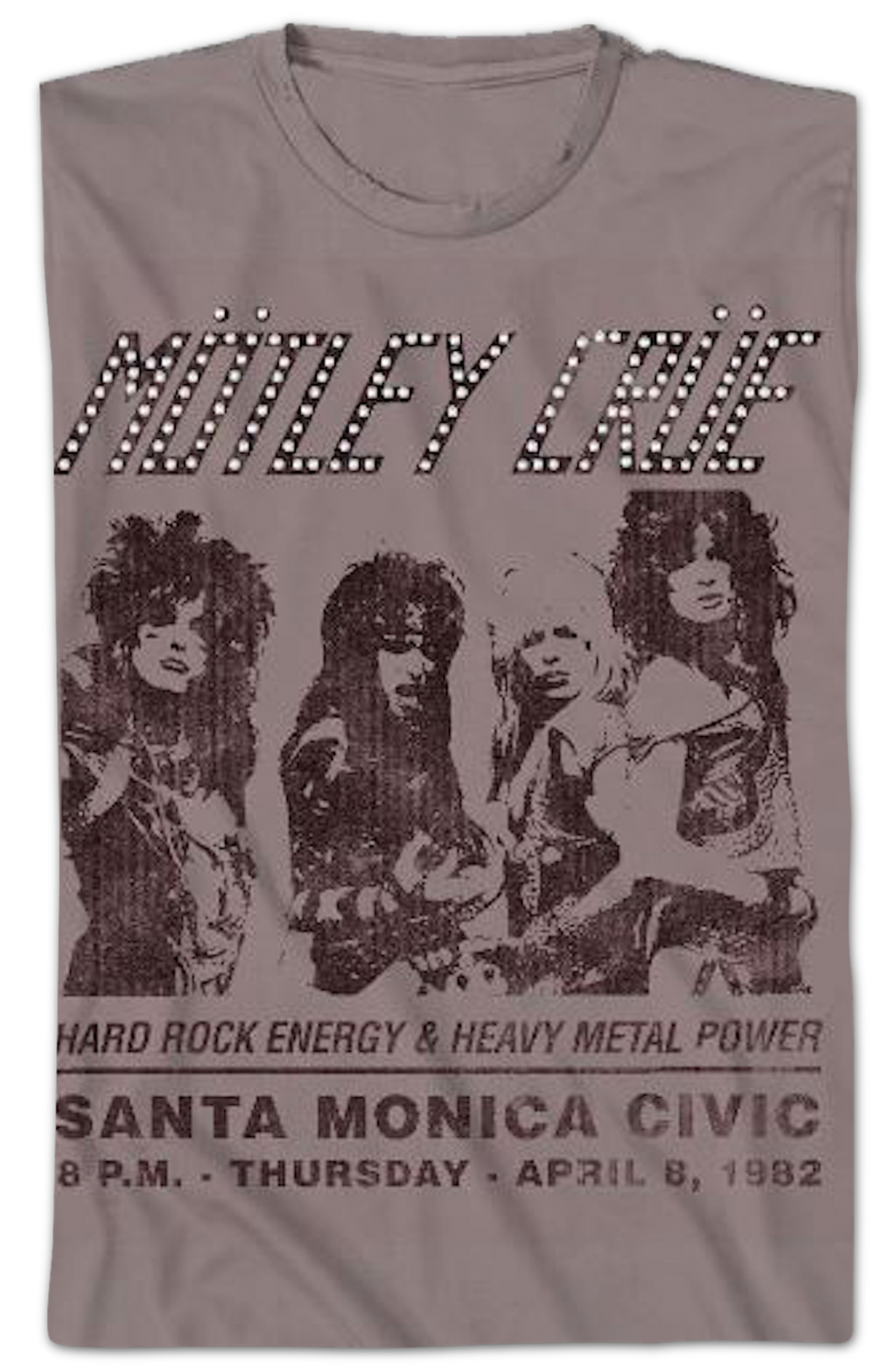 Heavy Metal Power Motley Crue T-Shirt product image 2