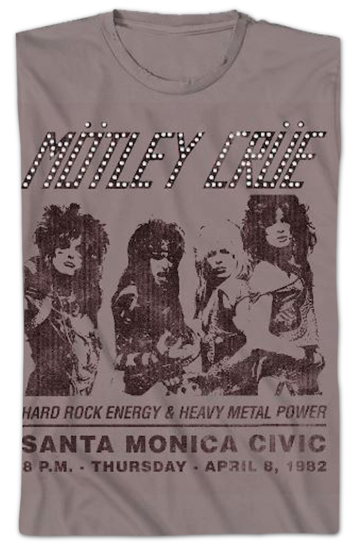Heavy Metal Power Motley Crue T-Shirt product image 2