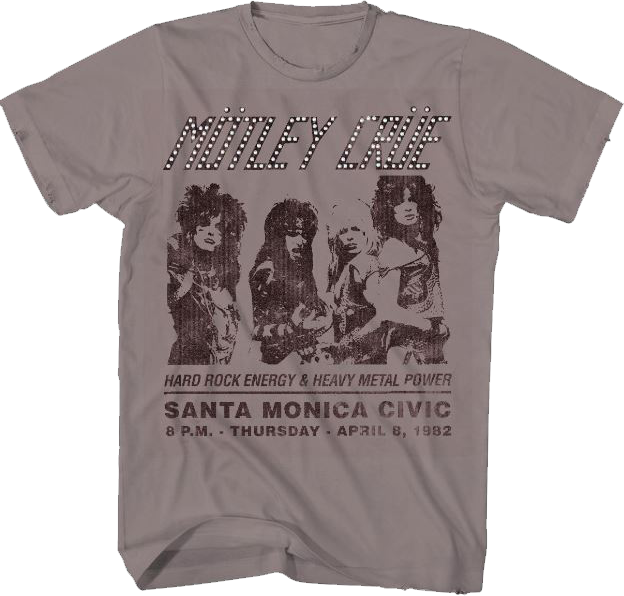 Heavy Metal Power Motley Crue T-Shirt product image 1