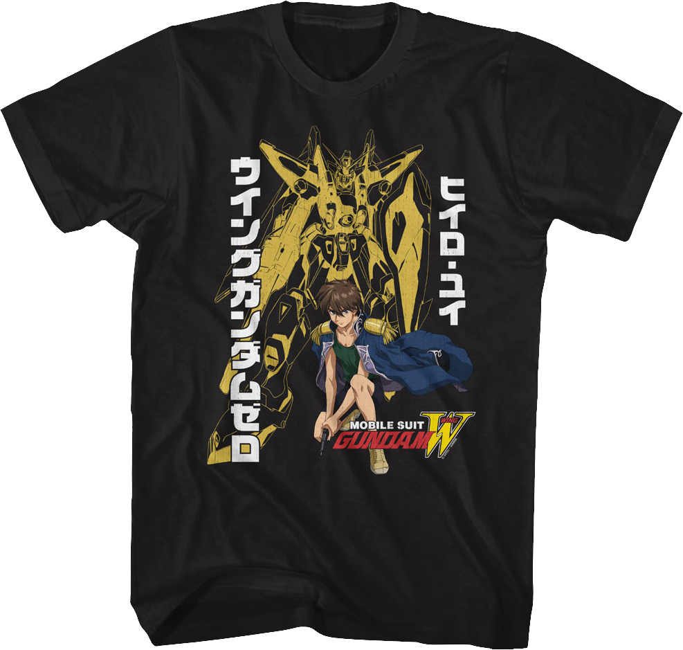Heero Yuy Gundam T-Shirt product image 1