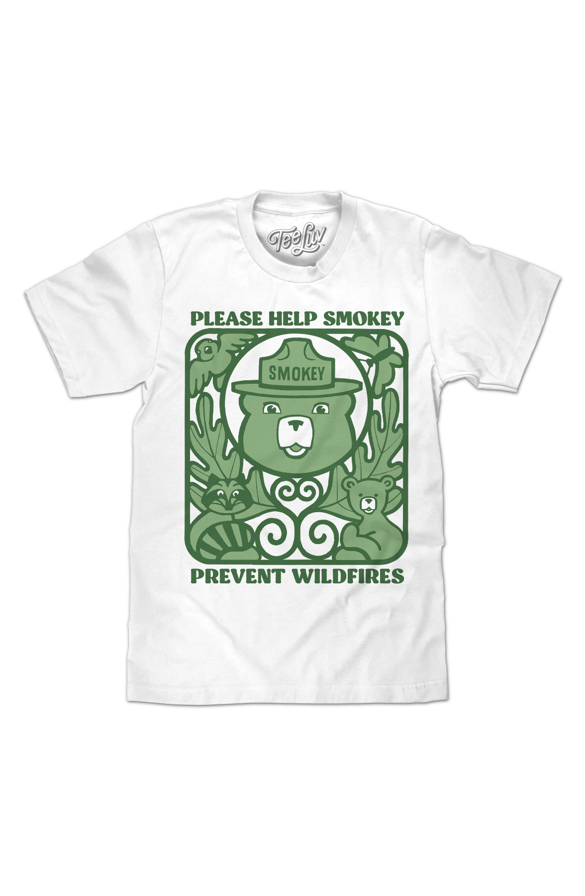 Help Prevent Wildfires Smokey Bear T-Shirt product image 2
