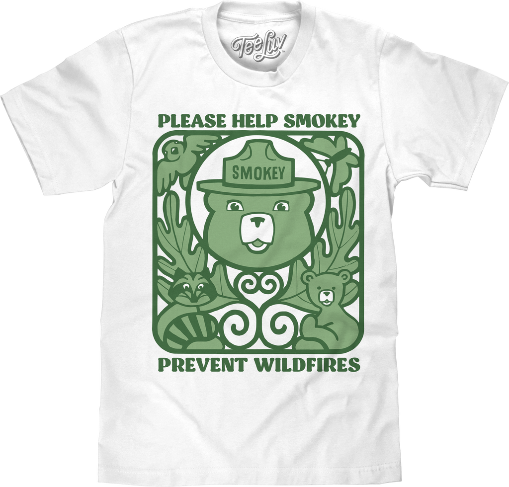 Help Prevent Wildfires Smokey Bear T-Shirt product image 1