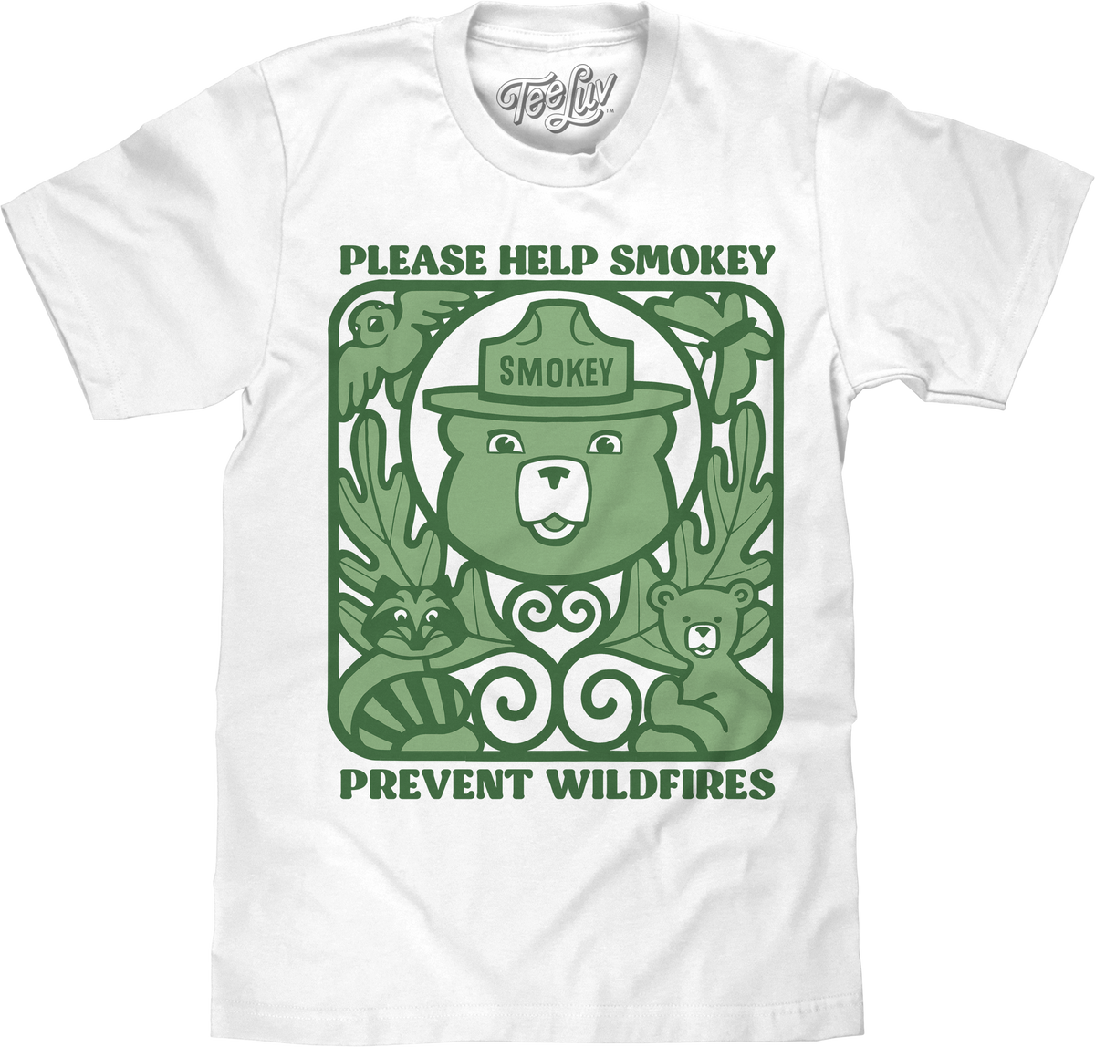 Help Prevent Wildfires Smokey Bear T-Shirt product image 1