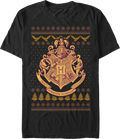 Hogwarts Faux Ugly Christmas Sweater Harry Potter T-Shirt product image 1