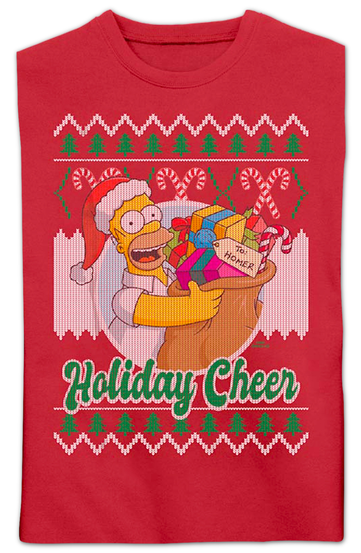 Holiday Cheer Simpsons Sweatshirt product image 2