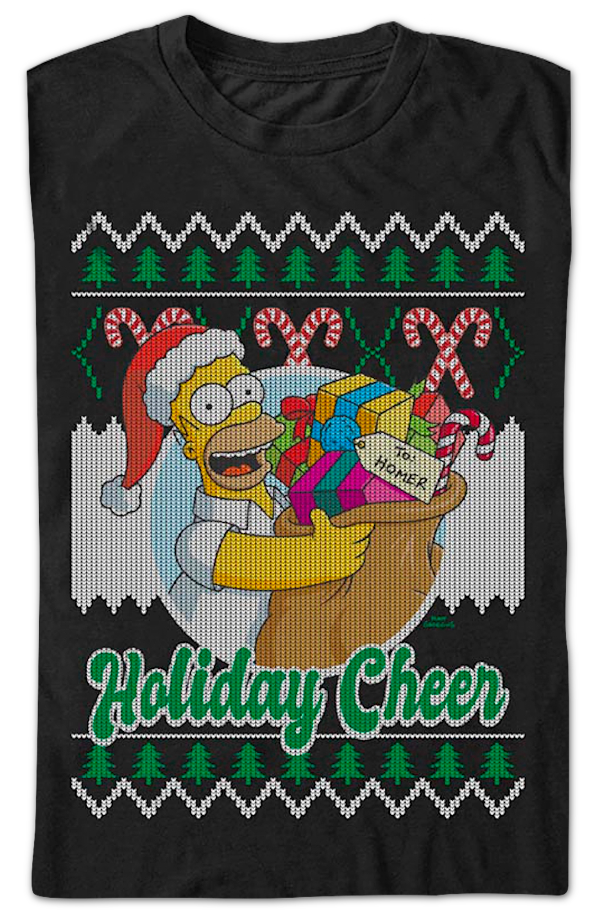 Holiday Cheer Simpsons T-Shirt product image 2