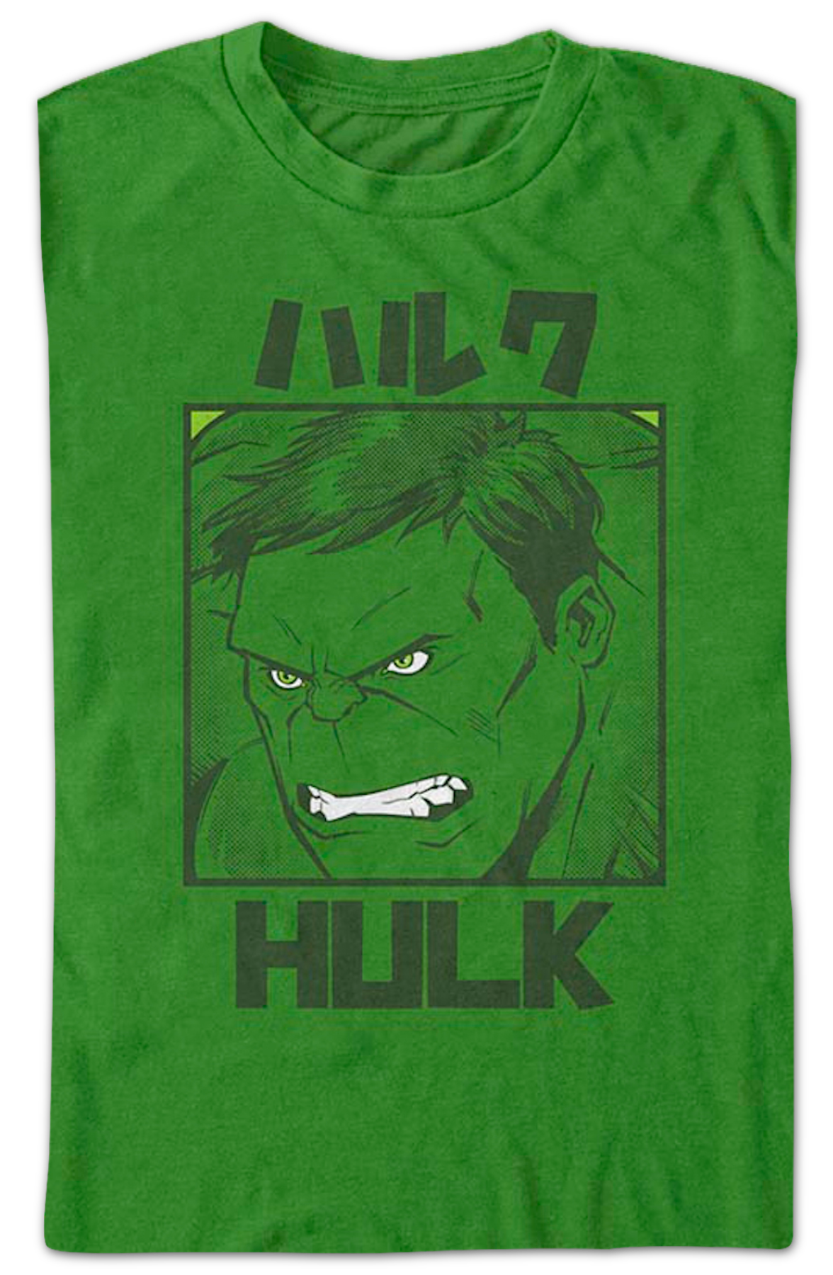 Hulk Japanese Text Marvel Comics T-Shirt product image 2