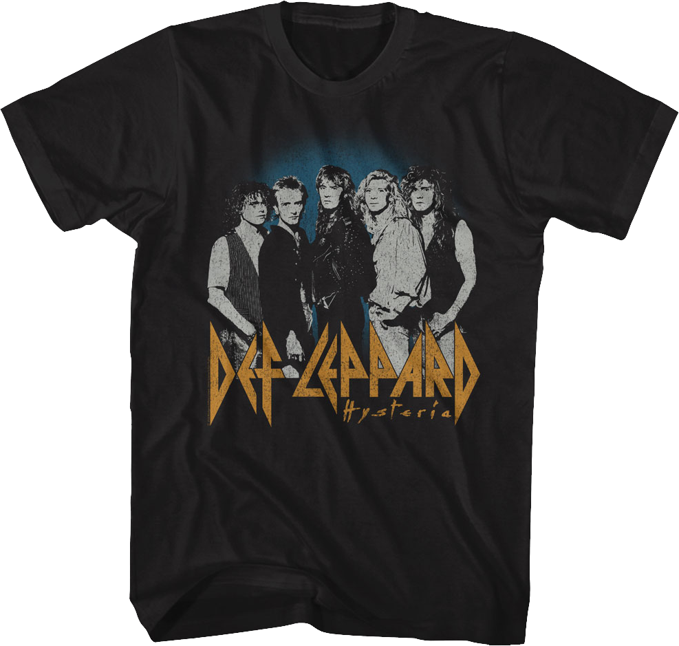 Hysteria Group Photo Def Leppard T-Shirt product image 1