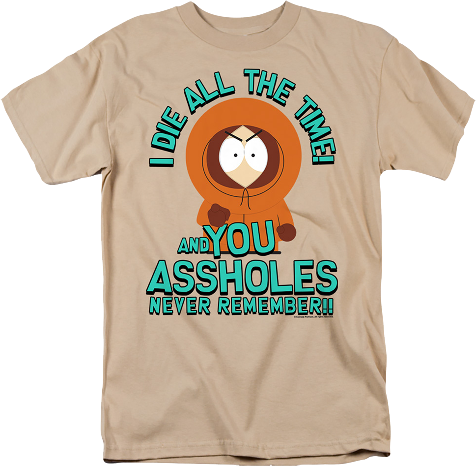 I Die All The Time South Park T-Shirt product image 1