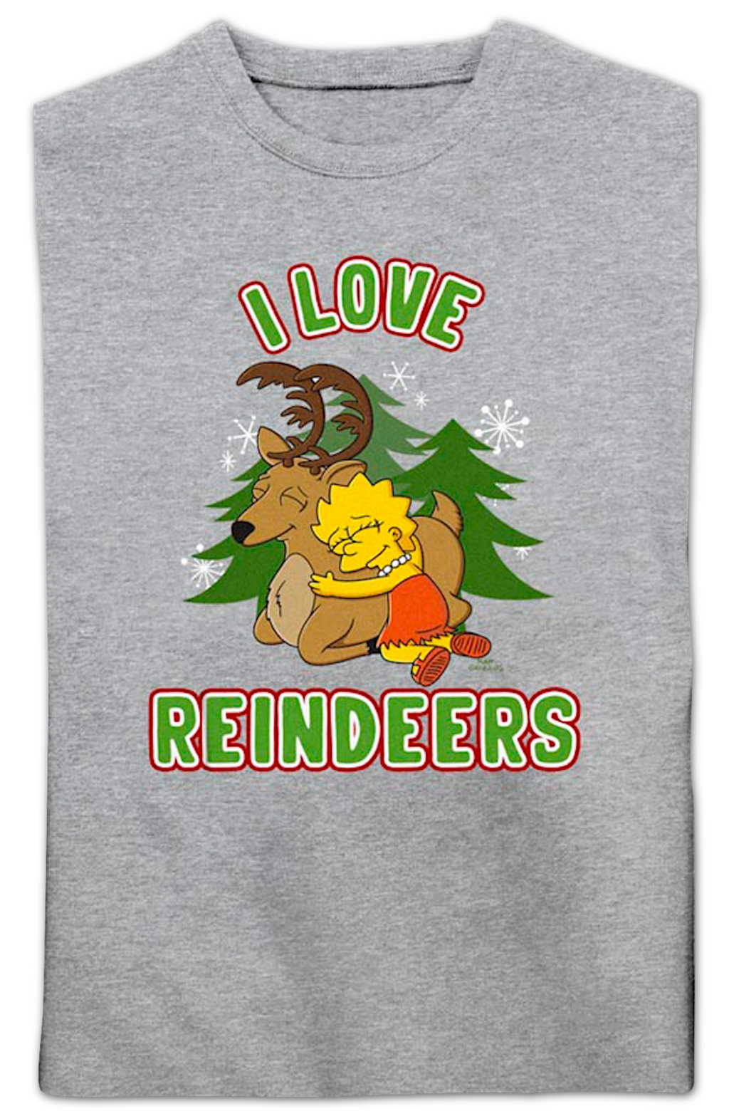 I Love Reindeers Simpsons Sweatshirt product image 2