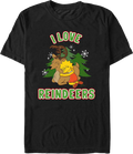 I Love Reindeers Simpsons T-Shirt product image 1