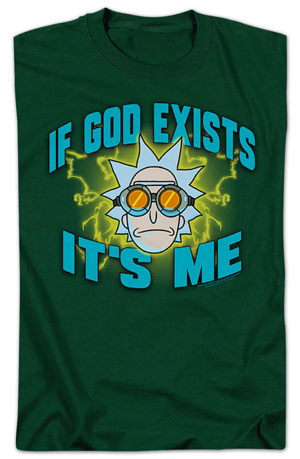 If God Exists It's Me Rick And Morty T-Shirt product image 2