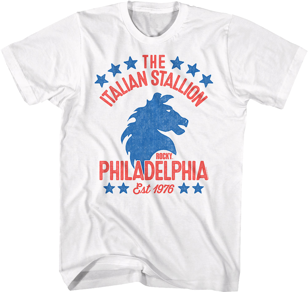 Italian Stallion Stars Rocky T-Shirt product image 1