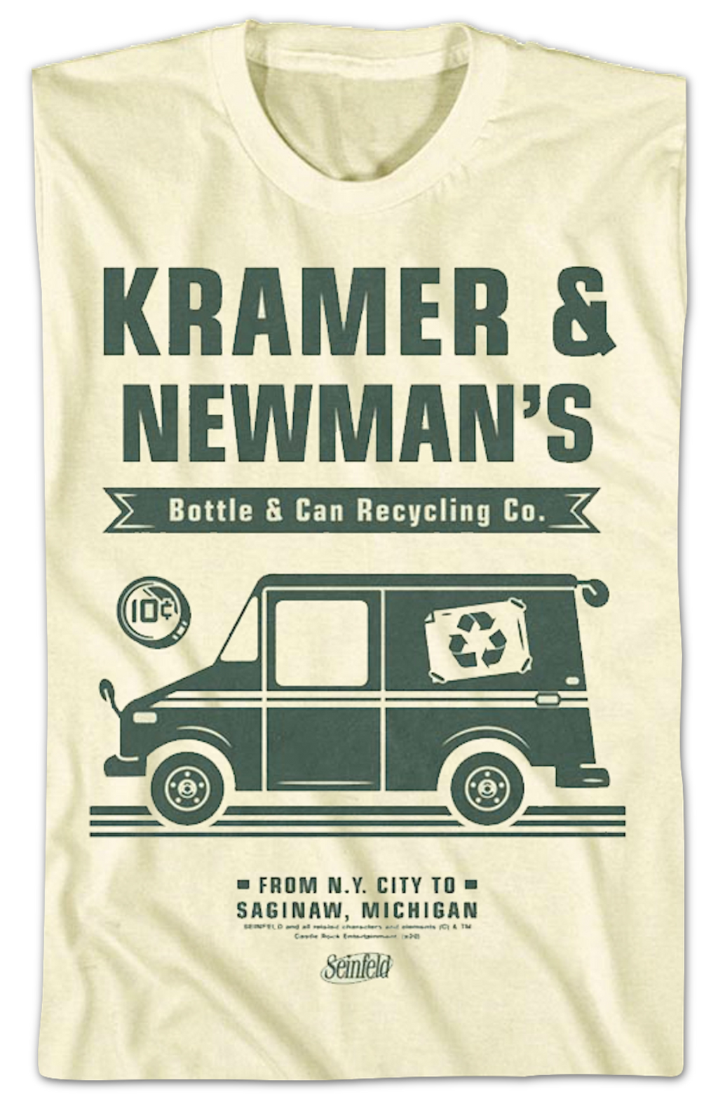 Kramer and Newman's Recycling Co. Seinfeld T-Shirt product image 2